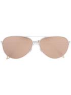 Victoria Beckham Aviator Sunglasses, Women's, White, Metal (other)