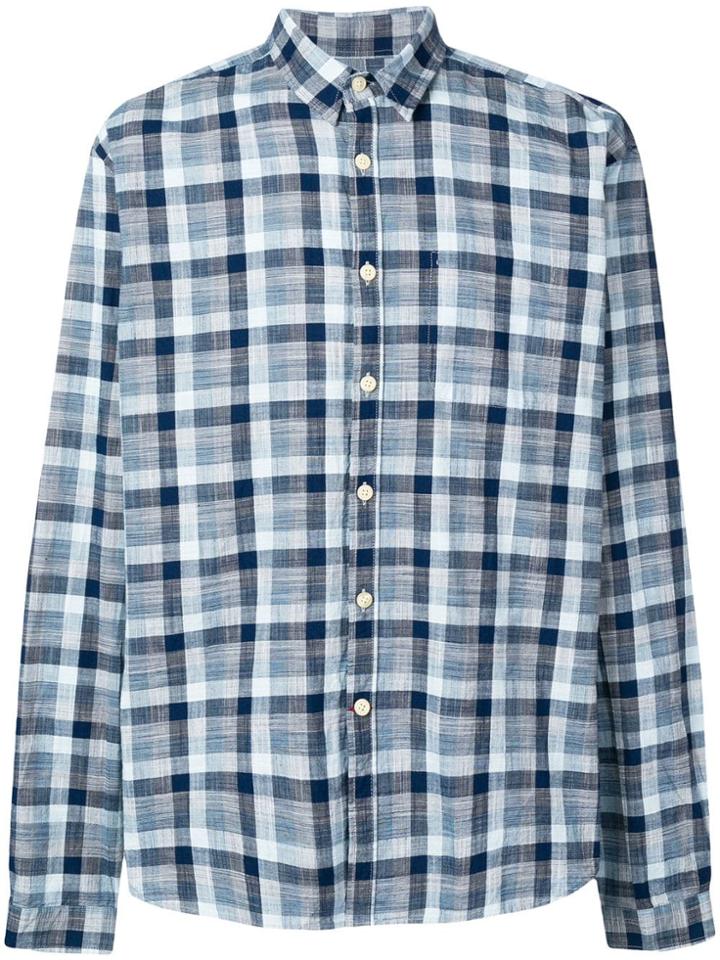 Oliver Spencer Otto Check Shirt - Blue