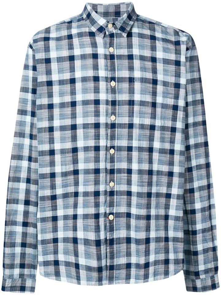 Oliver Spencer Otto Check Shirt - Blue