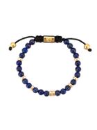 Nialaya Jewelry Lapis Lazuli Beaded Bracelet - Blue