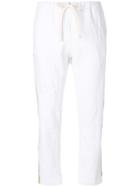 Freecity Drawstring Cropped Trousers - White