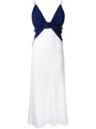 Christopher Esber 'knotted Cami' Dress, Women's, Size: 10, White, Polyester/spandex/elastane