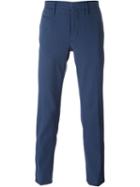 Incotex Slim Fit Trousers, Men's, Size: 56, Blue, Cotton/spandex/elastane