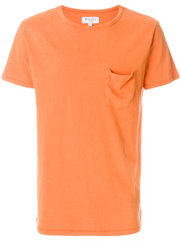 Wolsey Chest Pocket T-shirt - Yellow & Orange