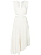 Iro Asymmetrical Midi Dress - White