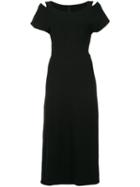 Yohji Yamamoto Pre-owned Short-sleeve Flared Dress - Black
