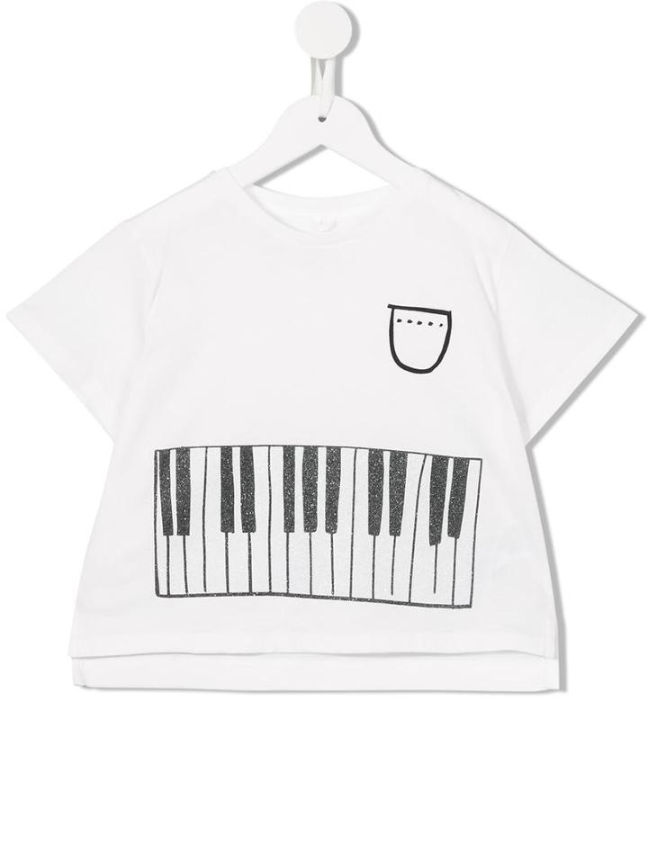 Stella Mccartney Kids 'plum' T-shirt, Girl's, Size: 8 Yrs, White