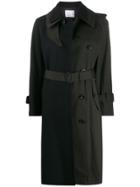 Sacai Contrast Trench Coat - Blue