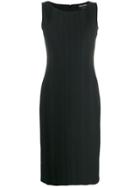 Giorgio Armani Sleeveless Sheath Dress - Black