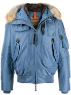 Parajumpers Faux Fur-trimmed Hooded Jacket - Blue