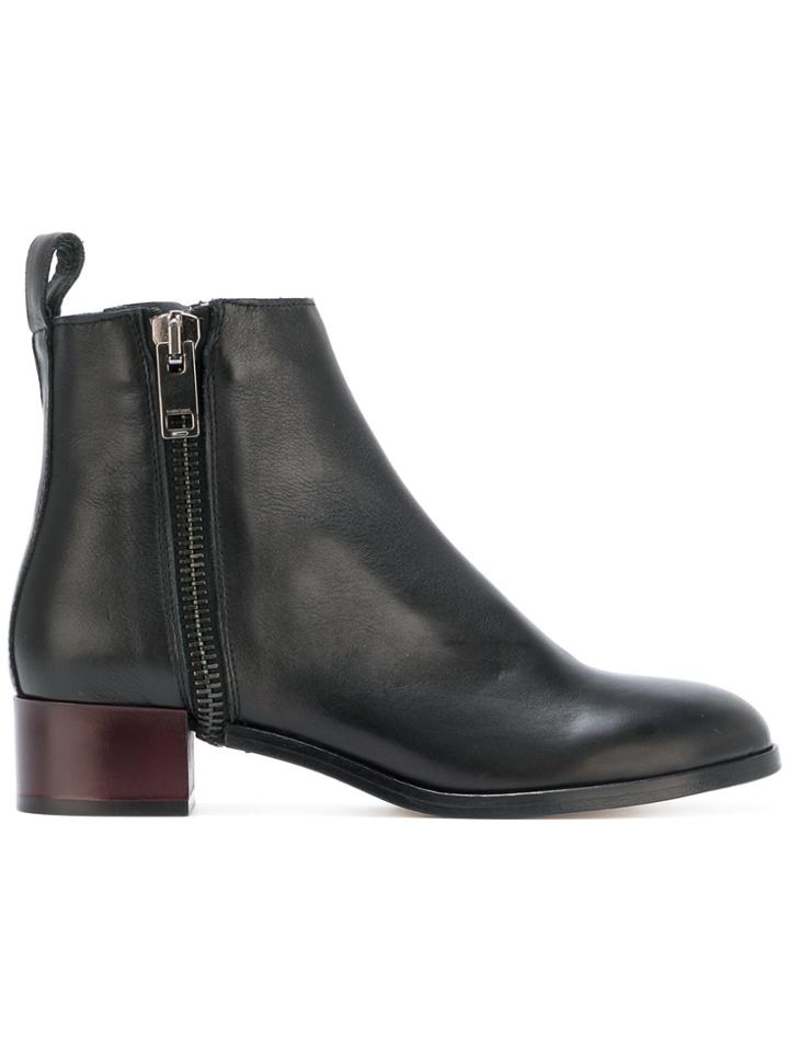 Diesel Zip Herma Boots - Black
