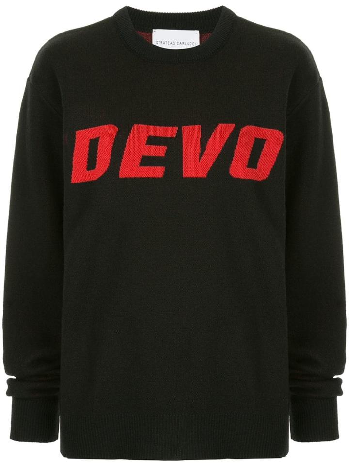 Strateas Carlucci 'devo' Knit Sweater - Black