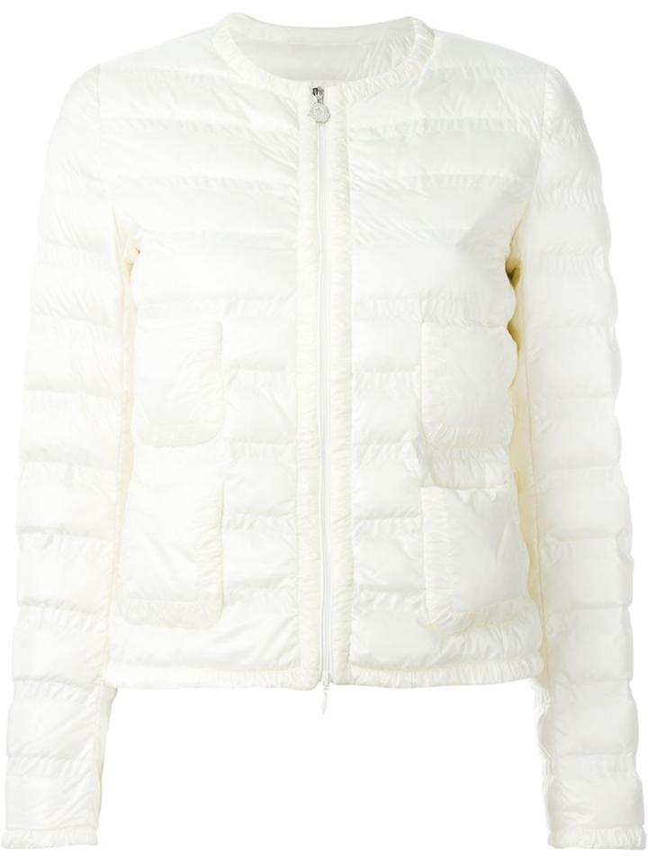 Moncler Lissy Padded Jacket, Women's, Size: 0, White, Polyamide/feather Down