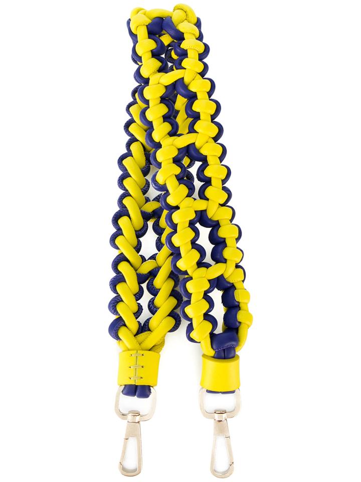 Versace Braided Bag Strap - Yellow & Orange