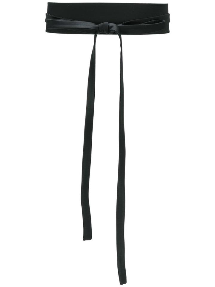 Gianluca Capannolo Tie Waist Belt - Black