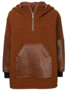Cerruti 1881 Panelled Hooded Jacket - Brown