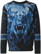 Diesel Fierce Print Sweatshirt, Men's, Size: Xxl, Black, Cotton