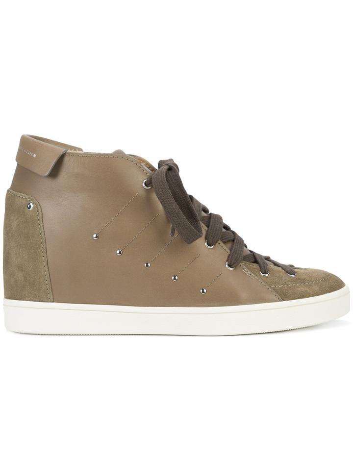 Giuseppe Zanotti Design Sonya Wedge Sneakers - Green
