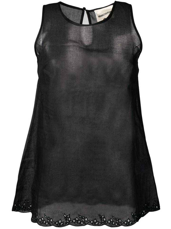 Semicouture Simba Top - Black