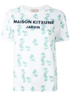 Maison Kitsuné Chair Print T-shirt, Women's, Size: Large, White, Cotton