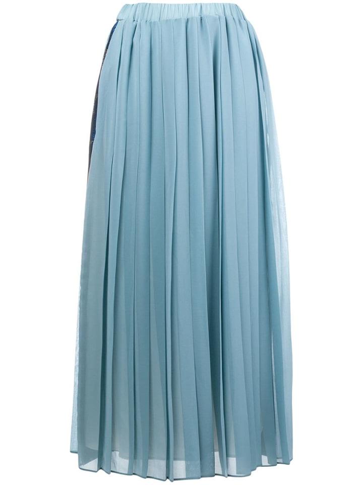 Ultràchic Pleated Skirt - Blue