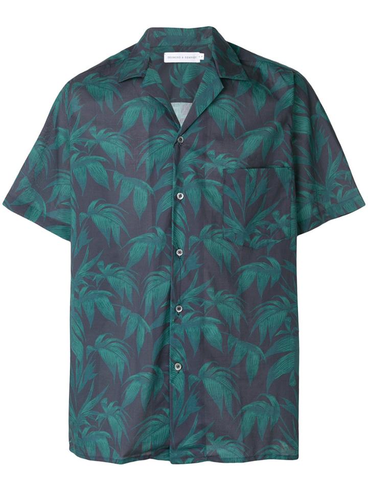Desmond & Dempsey Cubanna Shirt - Blue
