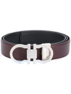 Salvatore Ferragamo - Logo Buckle Belt - Men - Calf Leather - 105, Pink/purple, Calf Leather