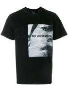 Juun.j Front Printed T-shirt - Black