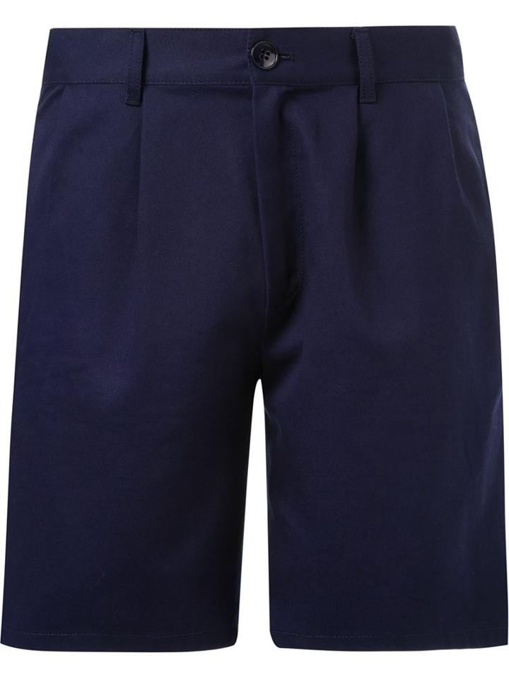 Gosha Rubchinskiy Tailored Shorts, Men's, Size: S, Blue, Cotton