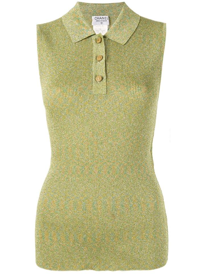 Chanel Vintage Sleeveless Tops - Green