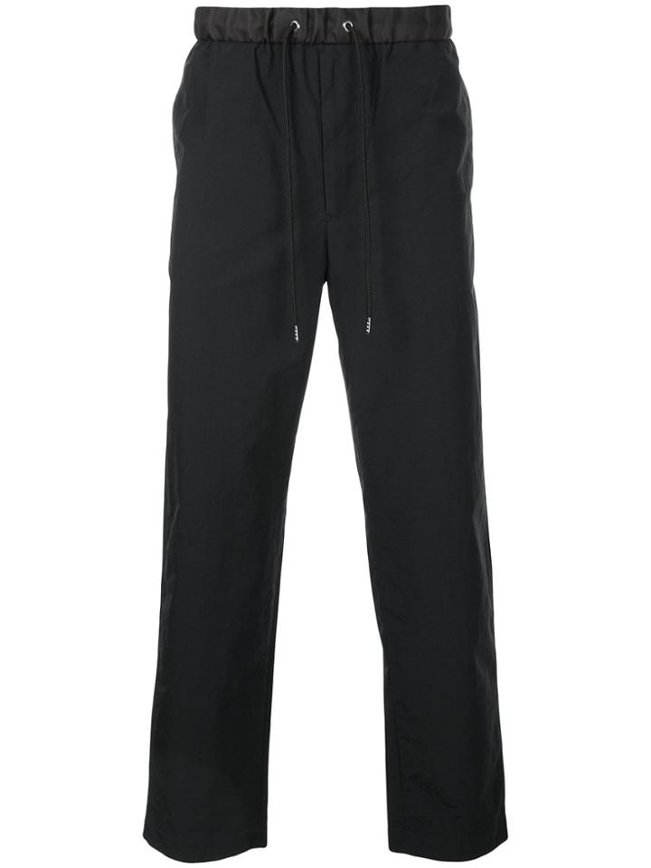 En Route Cropped Tailored Trousers - Black