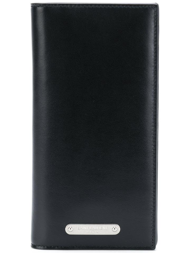 Saint Laurent Id Continental Wallet - Black