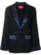 F.r.s For Restless Sleepers V-neck Smoking Jacket - Blue