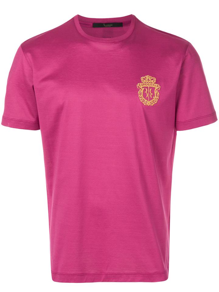 Billionaire Embroidered Logo T-shirt