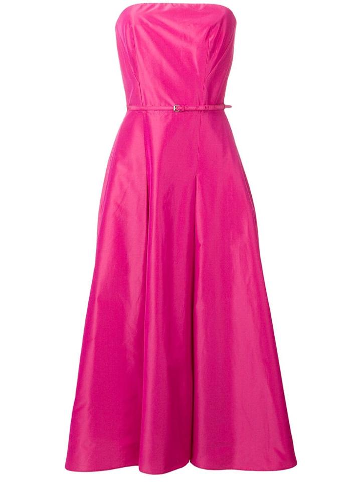 Aspesi Strapless Flared Dress - Pink