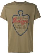 Visvim Front Print T-shirt, Men's, Size: 3, Green, Cotton