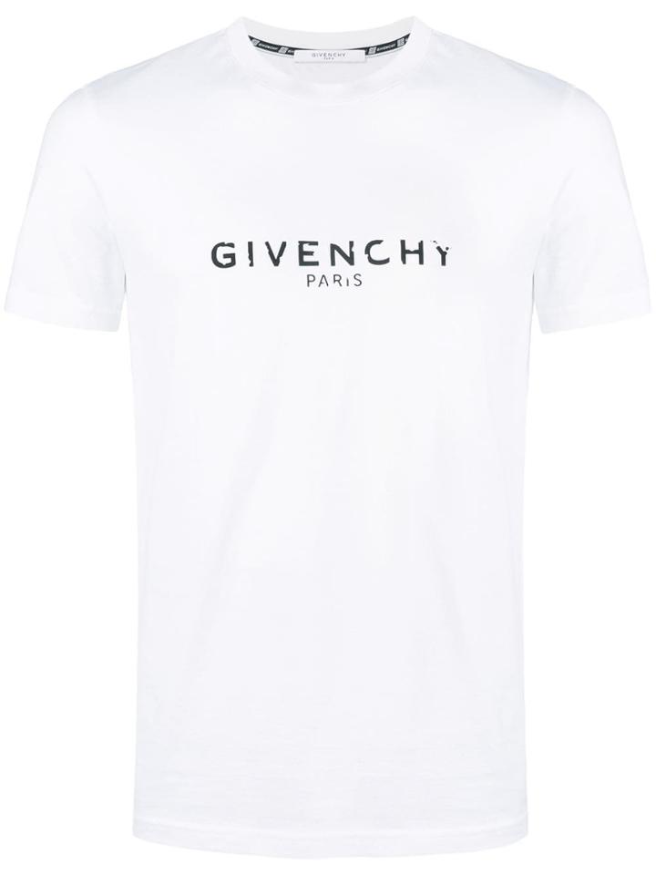 Givenchy Lettering Logo T-shirt - White