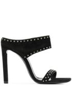 Saint Laurent Eyelet Sandals - Black