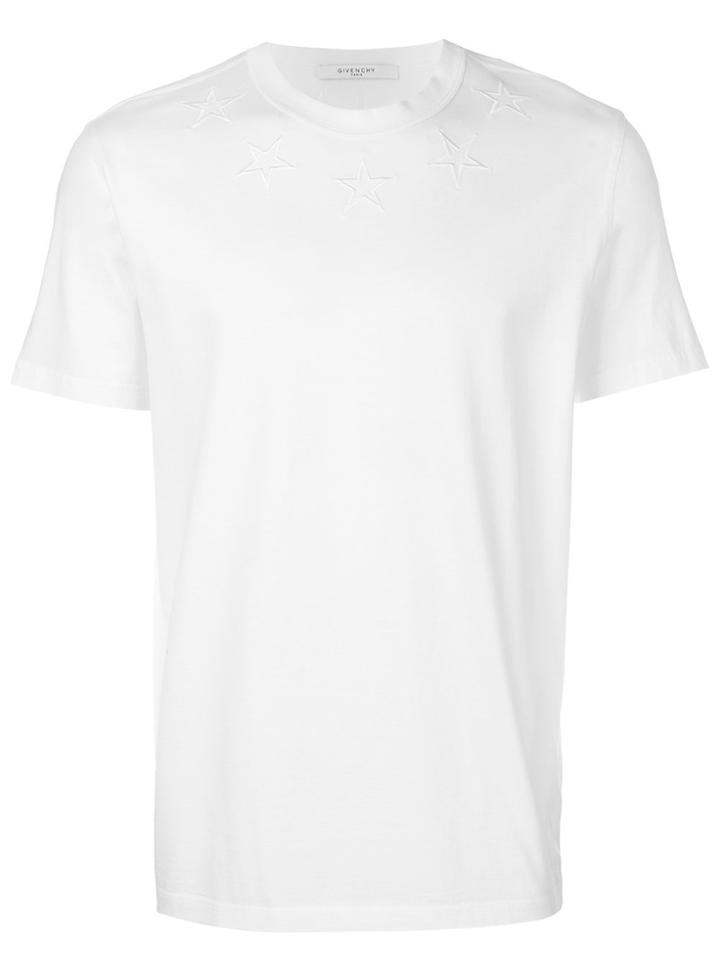 Givenchy Star Embellished T-shirt - White