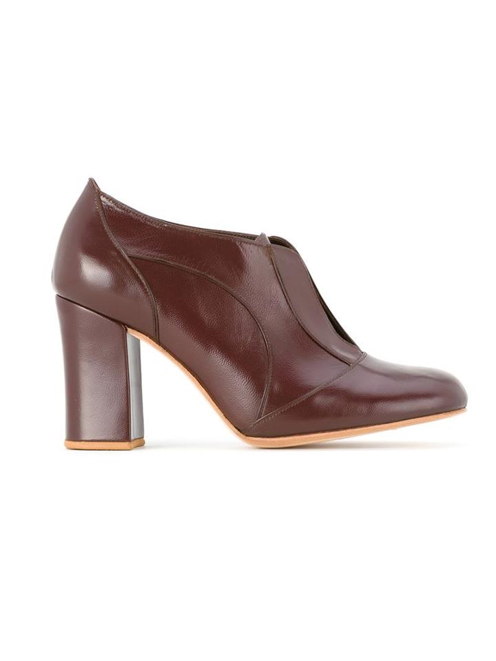 Sarah Chofakian Chunky Heel Ankle Boots