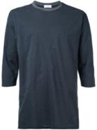 En Route - Three-quarters Sleeve T-shirt - Men - Cotton/polyester - 3, Grey, Cotton/polyester