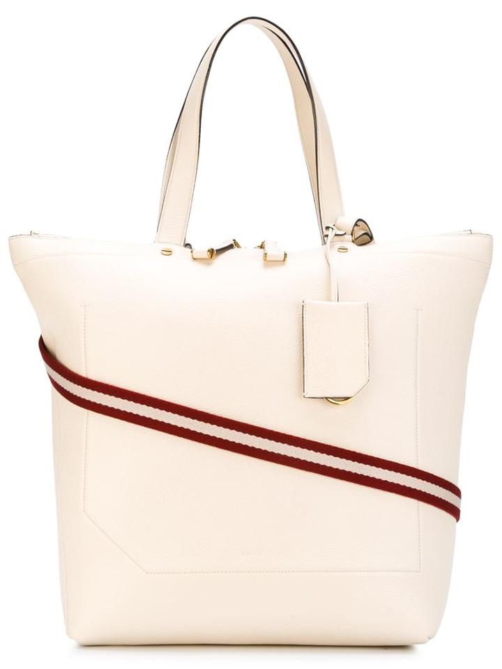 Bally Ballyssime Tote, Women's, Nude/neutrals, Leather