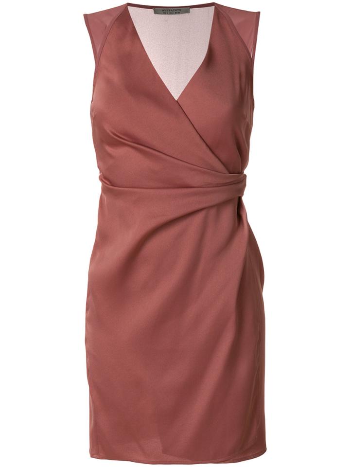All Saints Anika Dress - Pink & Purple