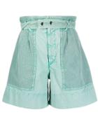 Isabel Marant Paperbag Shorts - Blue