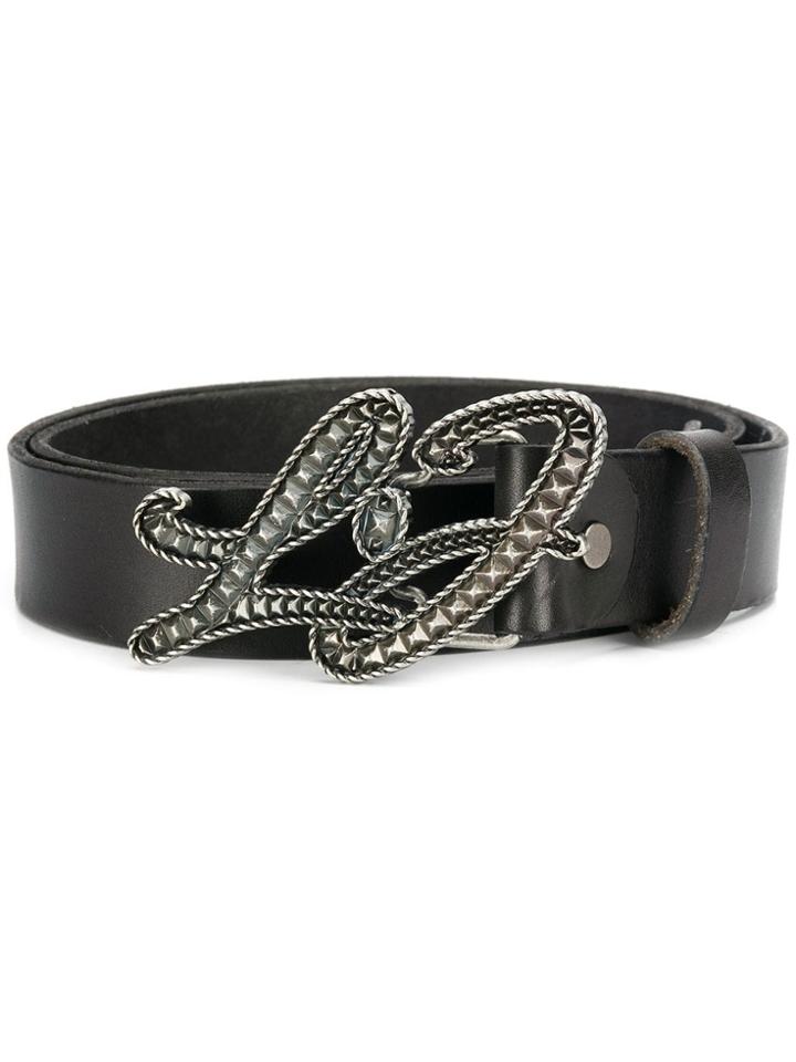 Liu Jo Lj Plaque Belt - Black
