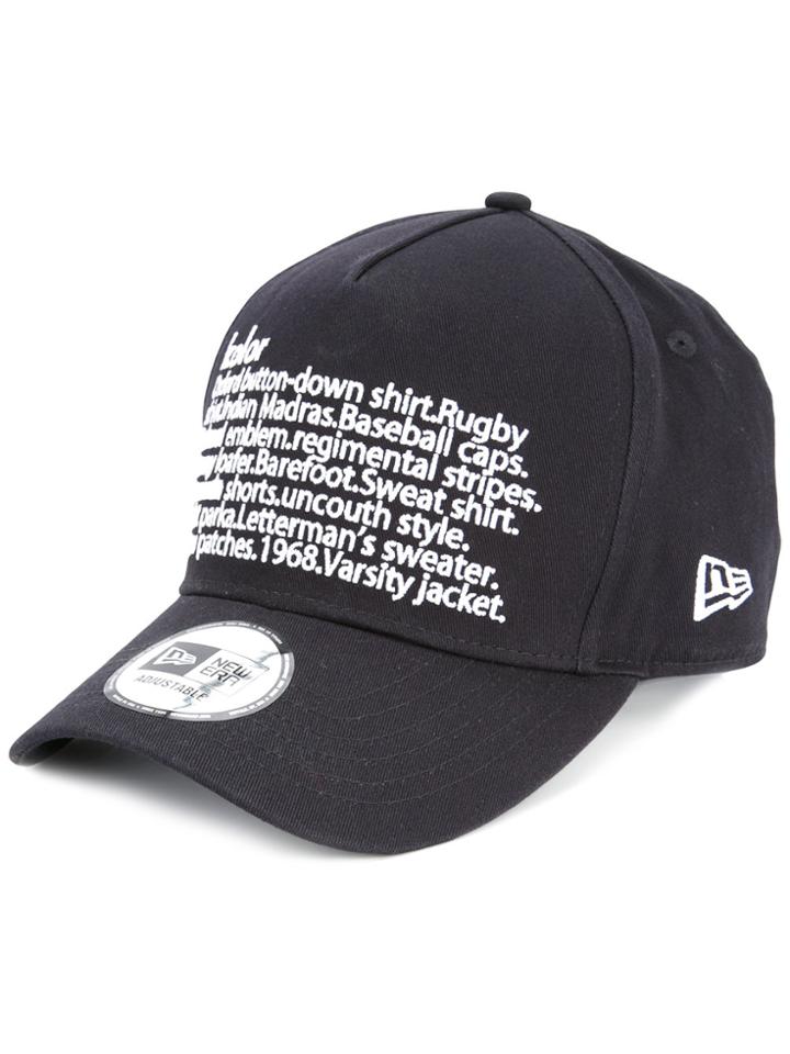 Kolor Embroidered List Cap - Black