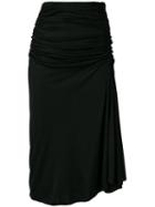 Emilio Pucci Ruched Mid-length Skirt - Black