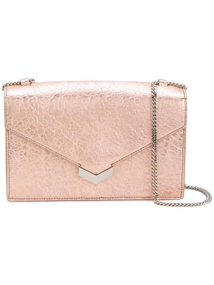 Jimmy Choo - Leila Shoulder Bag - Women - Lamb Skin - One Size, Yellow/orange, Lamb Skin