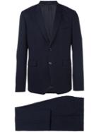 Paul Smith Notched Lapel Formal Suit, Men's, Size: 50, Blue, Wool/viscose