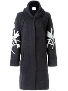 Barrie Cashmere 'foujita' Cardi-coat - Grey